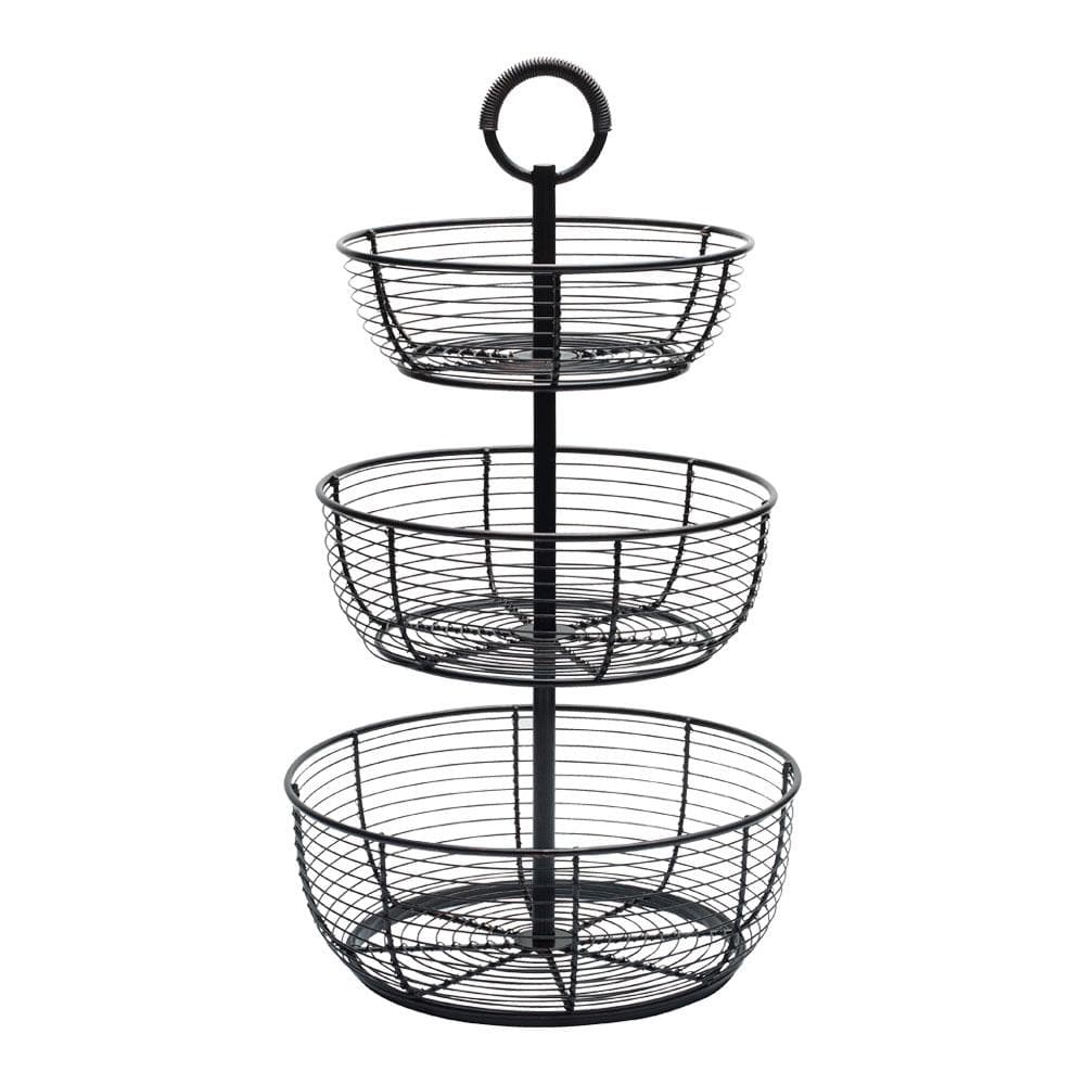 3 Tier Round Wrap Basket