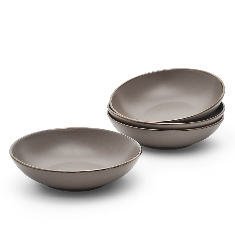 Hadlee Grey Set of 4 Pasta Bowls