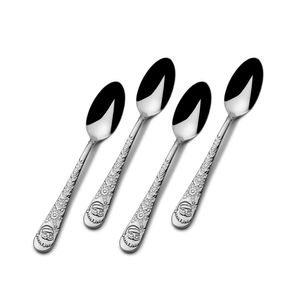 Santa Set of 4 Mini Coffee Spoons