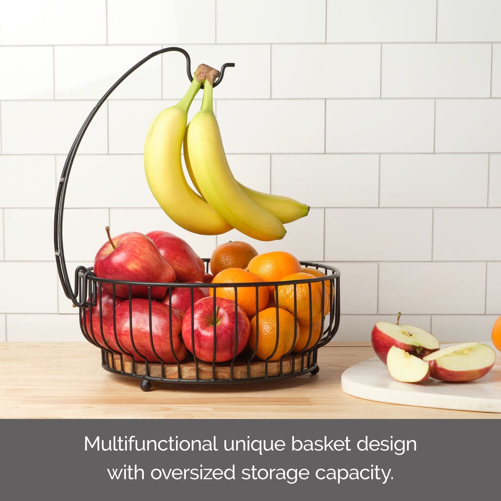 Savannah Fruit Storage Basket with Banana Hook