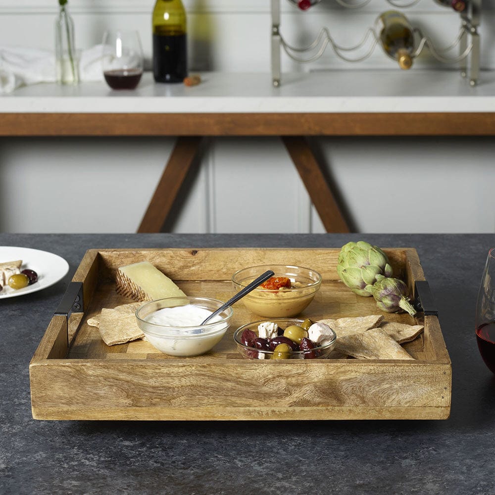 Avery Square Lazy Susan Serve Tray