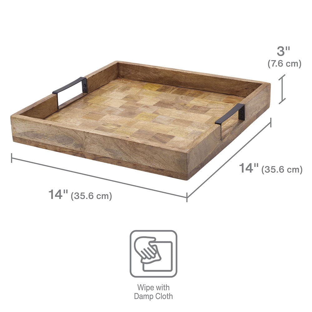 Avery Square Lazy Susan Serve Tray