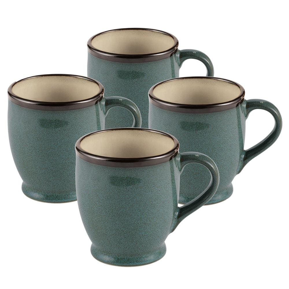 Belmont Set of 4 Blue Mugs