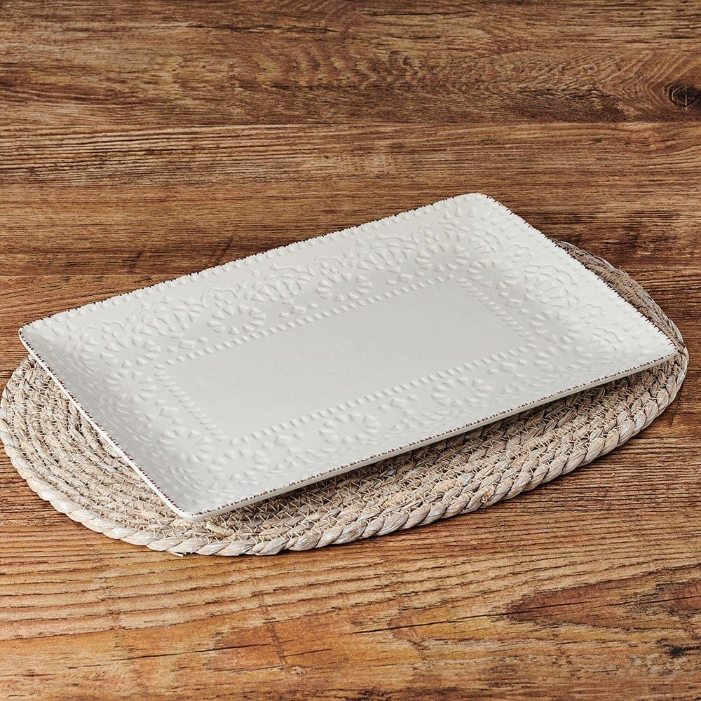 Chateau Cream Rectangular Platter