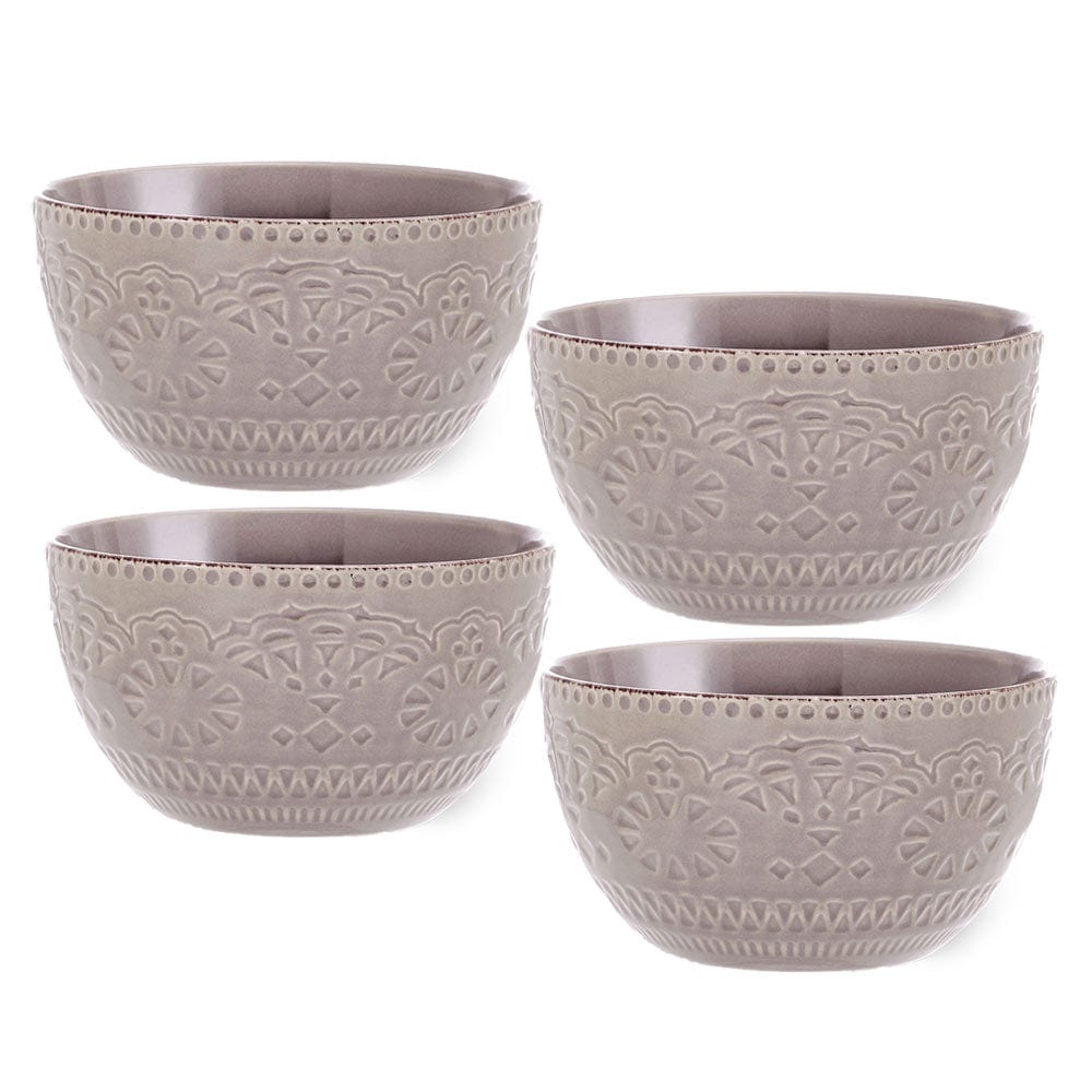 Chateau Smoke Set of 4 Soup Cereal Bowls