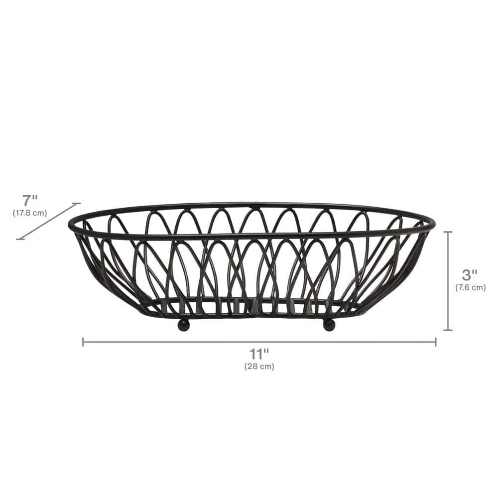 Dahlia Oval Bread Basket