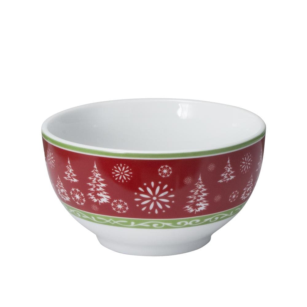 Dancing Snowflakes Set of 4 Soup Cereal Bowls