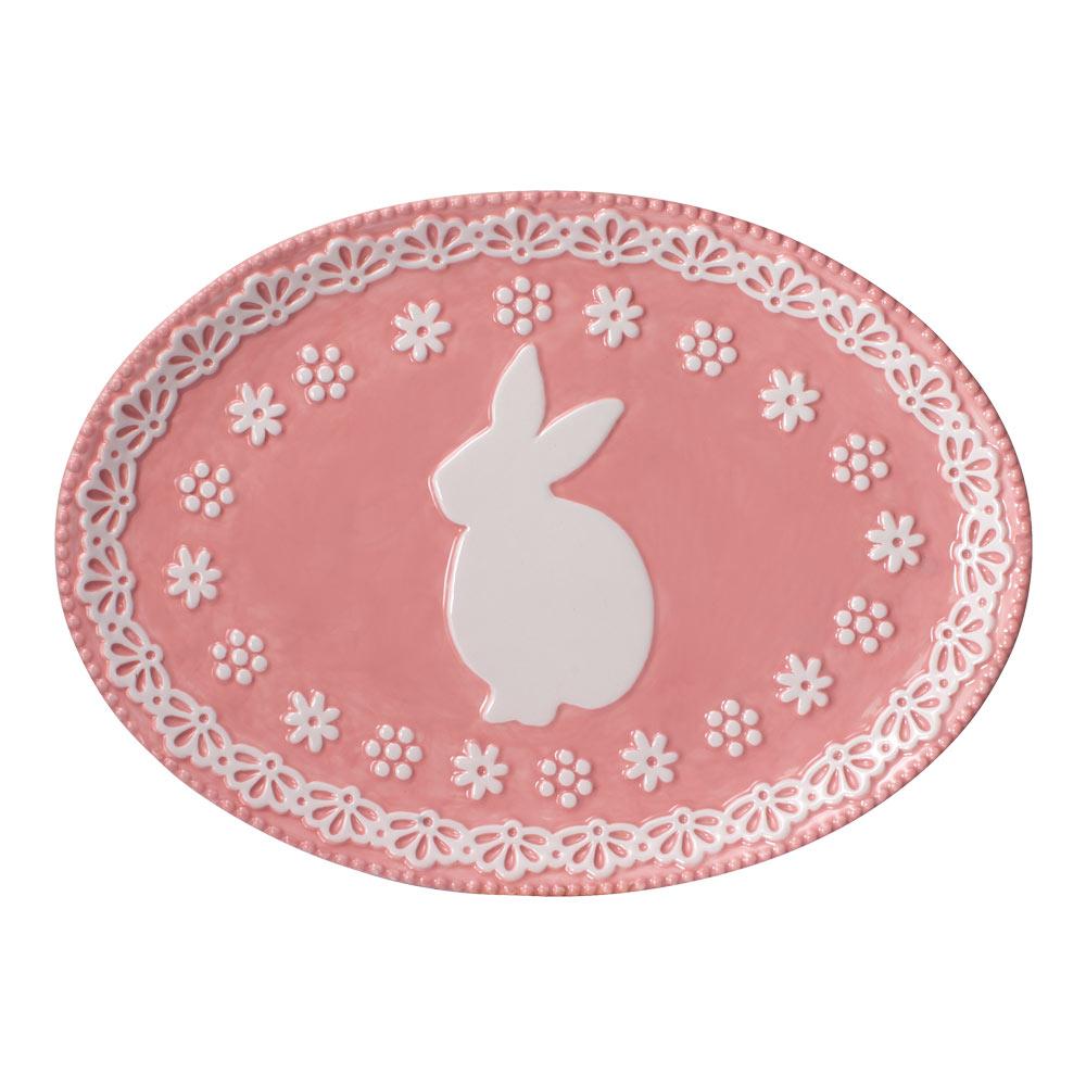 Easter Bunny Oval Platter