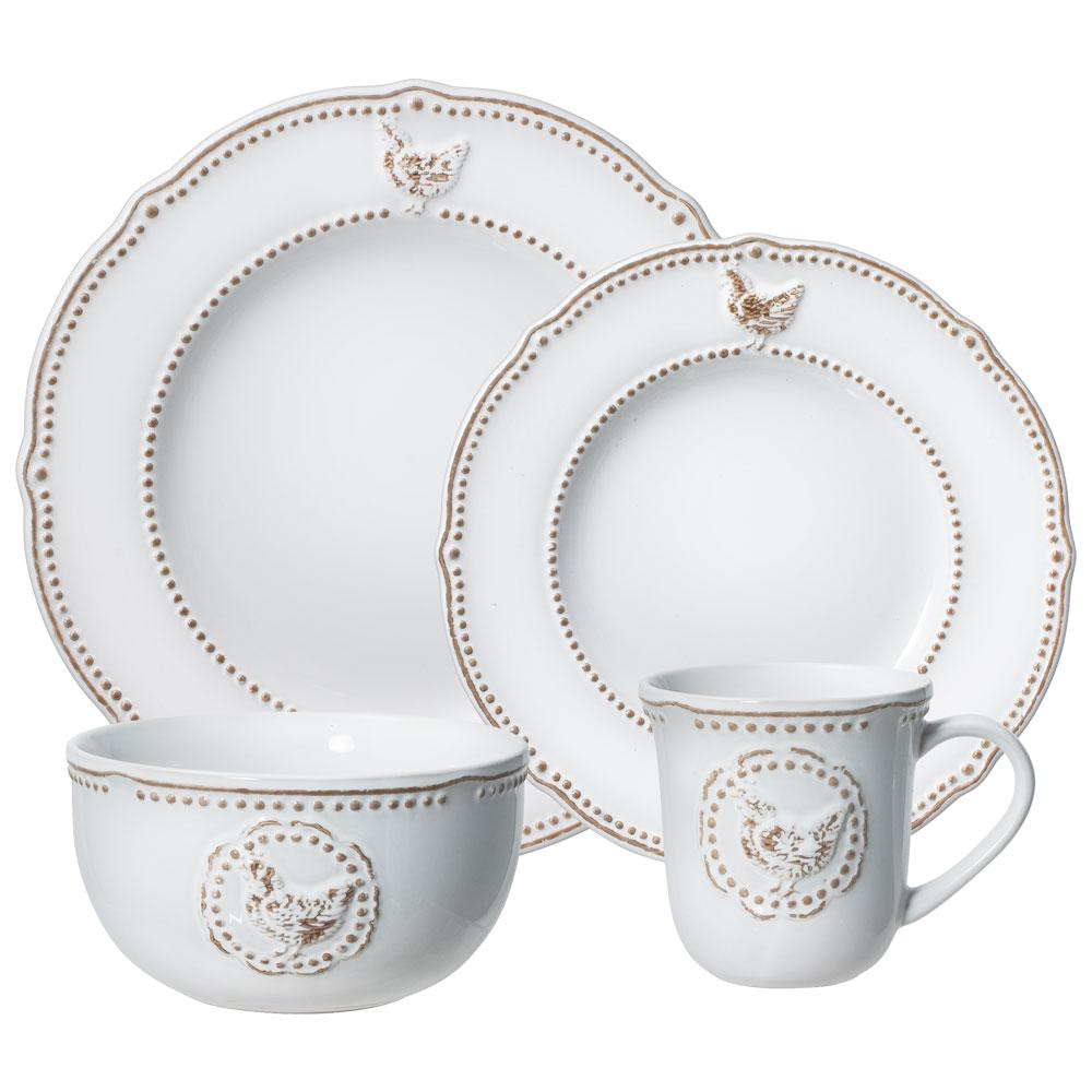 Farmhouse Hen Dinnerware Set