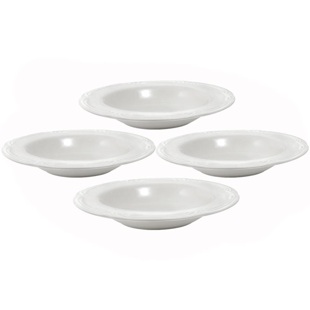 Filigree® Set of 4 Rim Soup Bowls