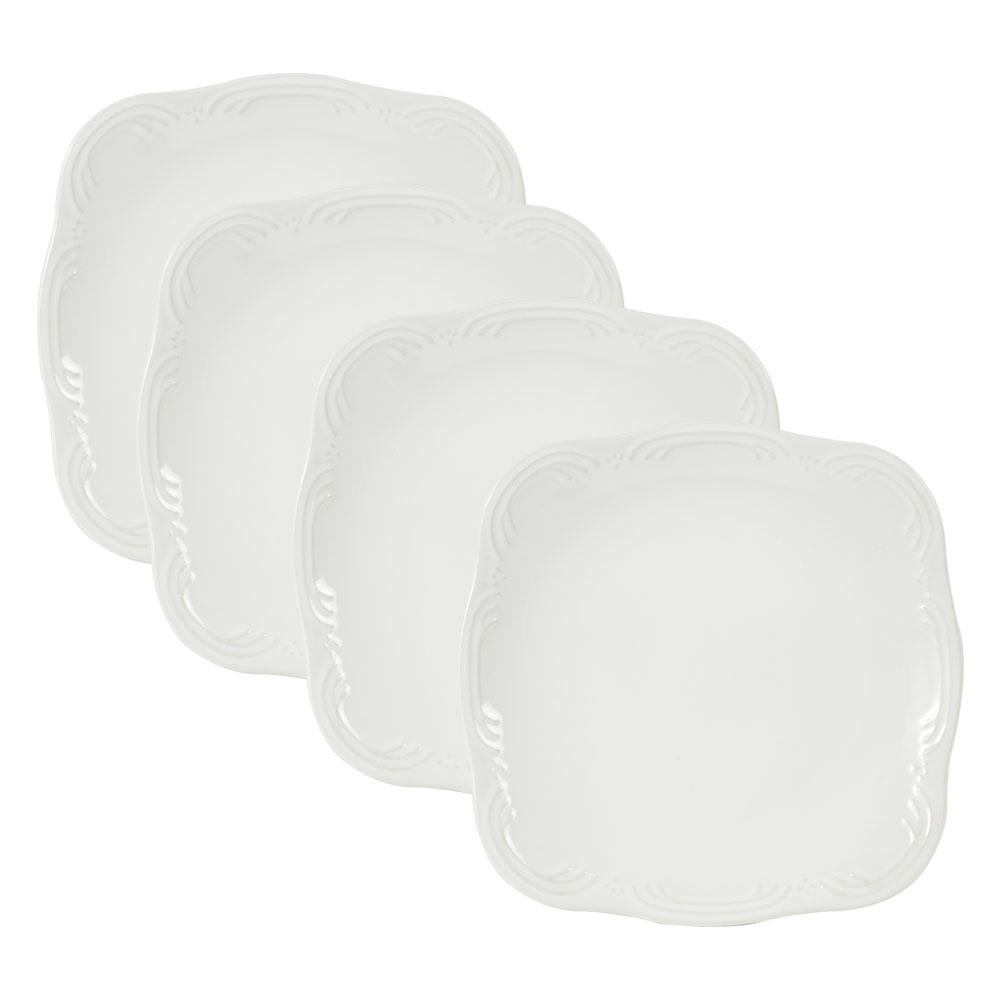 Filigree® Set of 4 Square Salad Plates