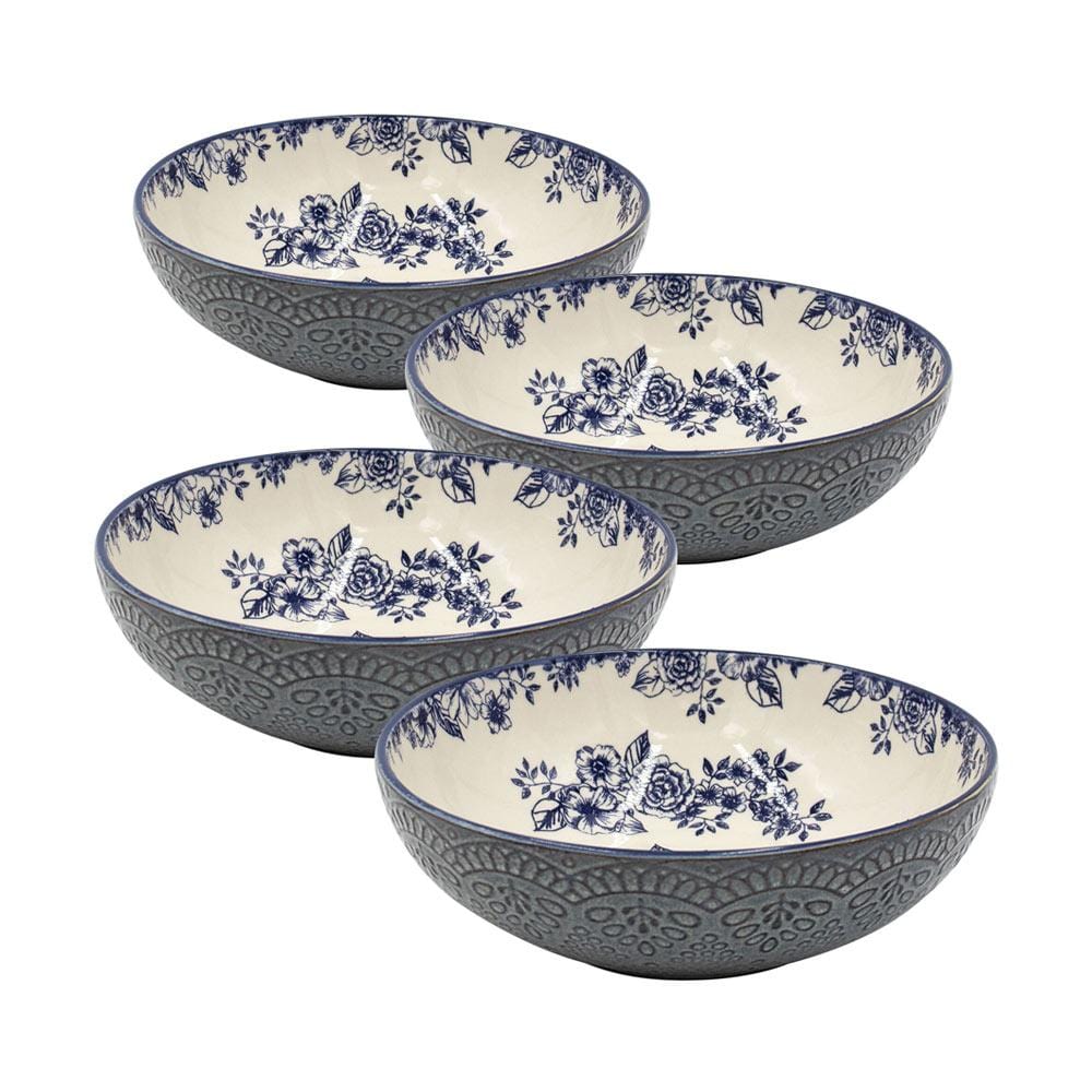 Gabriela Blue Set of 4 Pasta Bowls