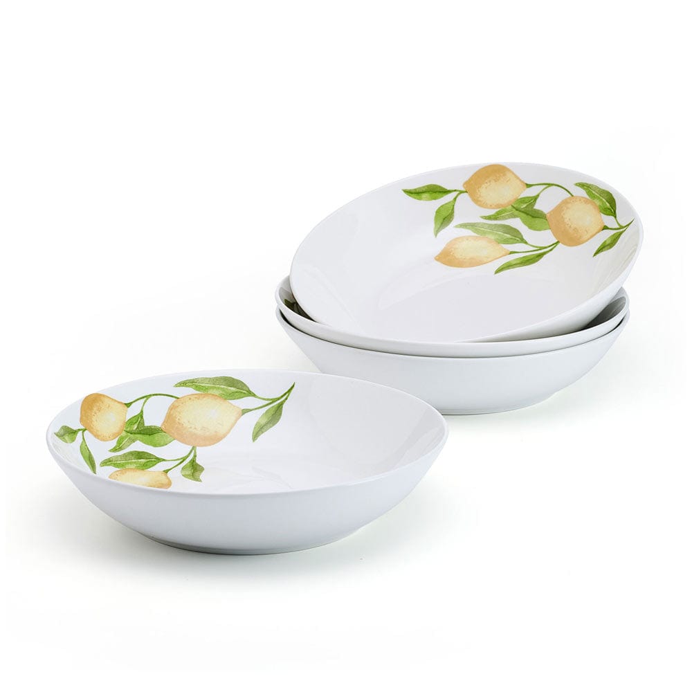 Lemons Set of 4 Pasta Bowls