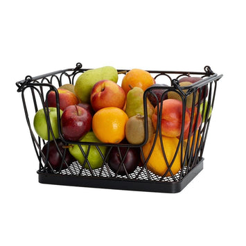 2 Pcs Stackable Fruit Baskets, Hanging Fruit Vegetable Basket