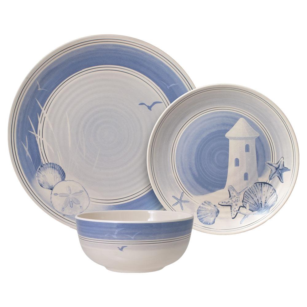 Rio Beach House Outdoor Melamine Dinnerware Set