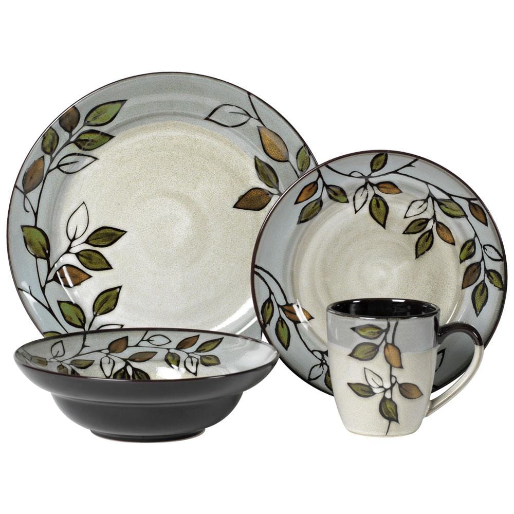 Rustic Leaves Dinnerware Set