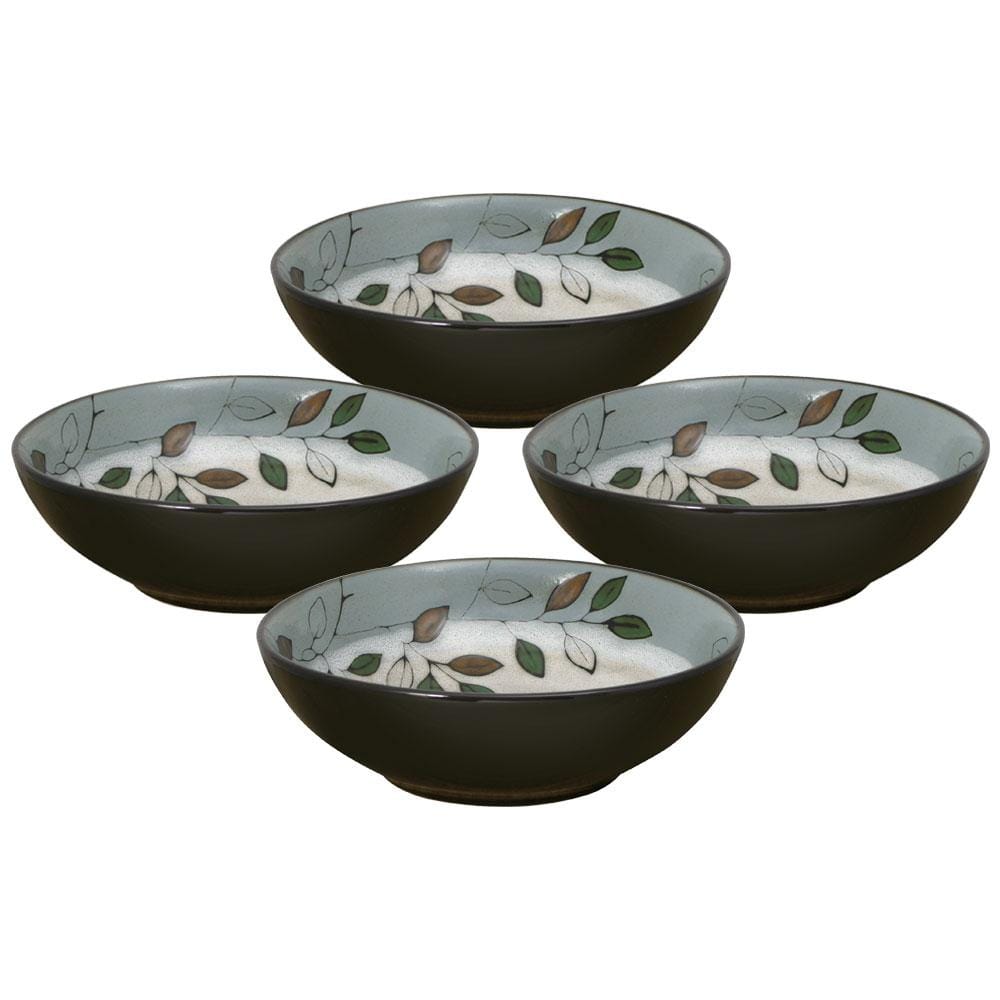 Rustic Leaves Set of 4 Individual Pasta Bowls