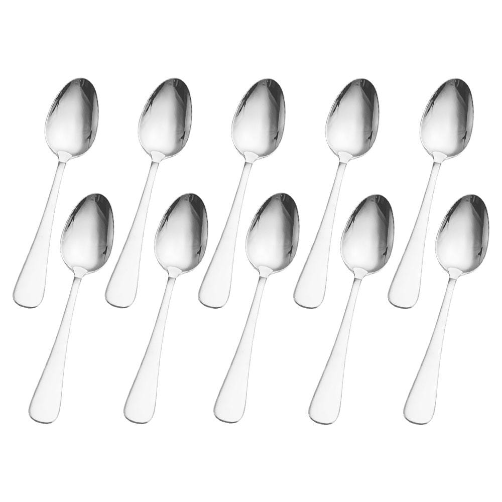 Satin Symmetry Set of 10 Dinner Spoons