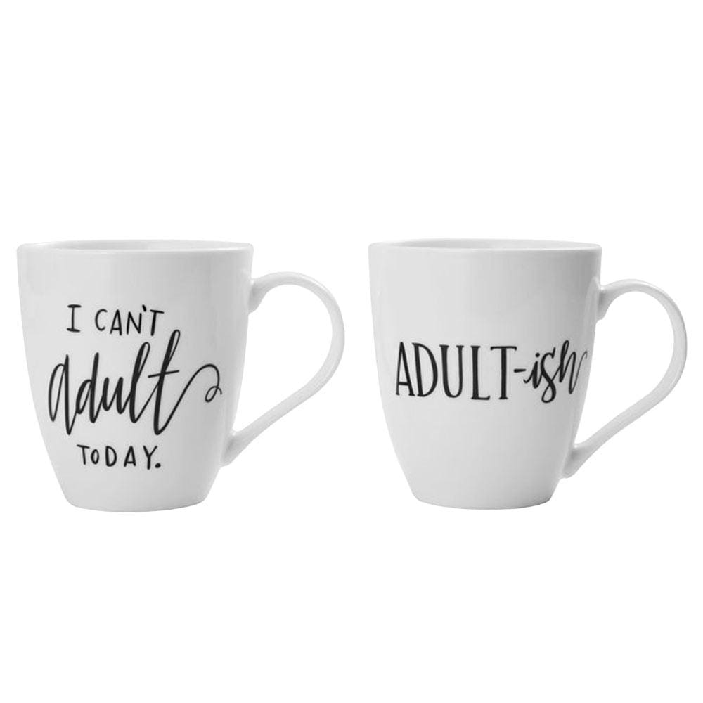 Sentiment Mugs Set of 2 Adult Mugs