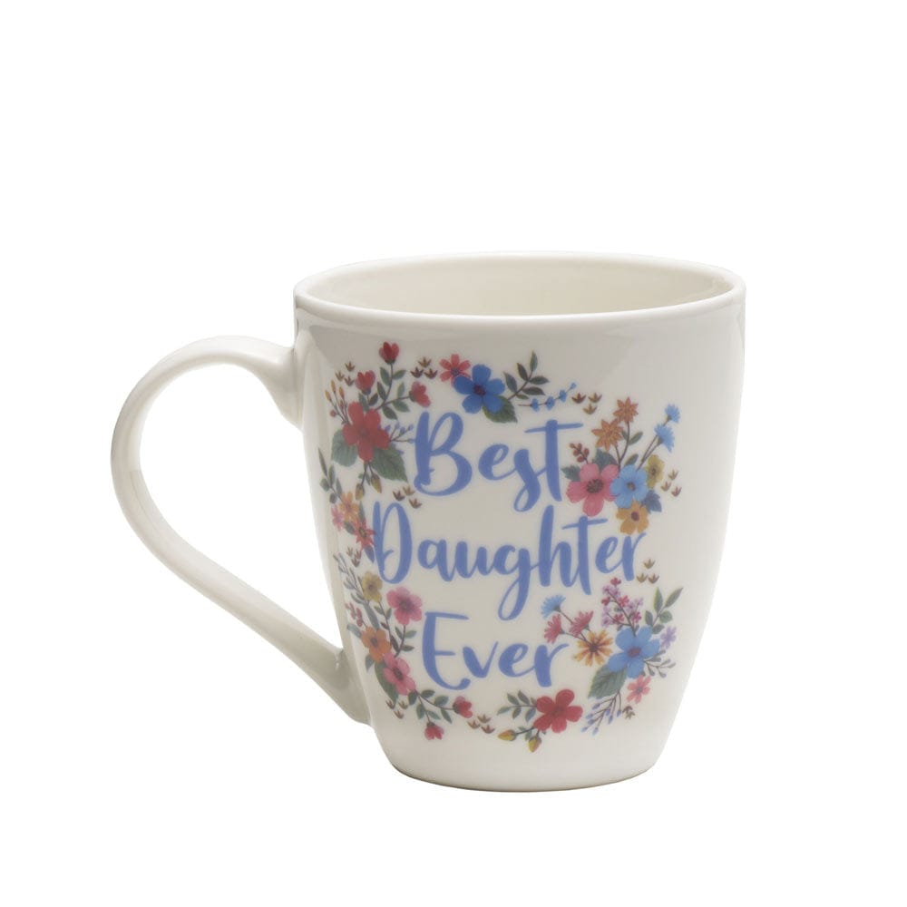 Sentiment Mugs Set of 2 Best Daughter Best Mom Ever Mugs