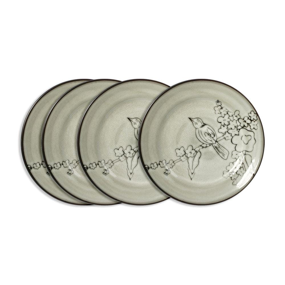 Song Bird Set of 4 Salad Plates