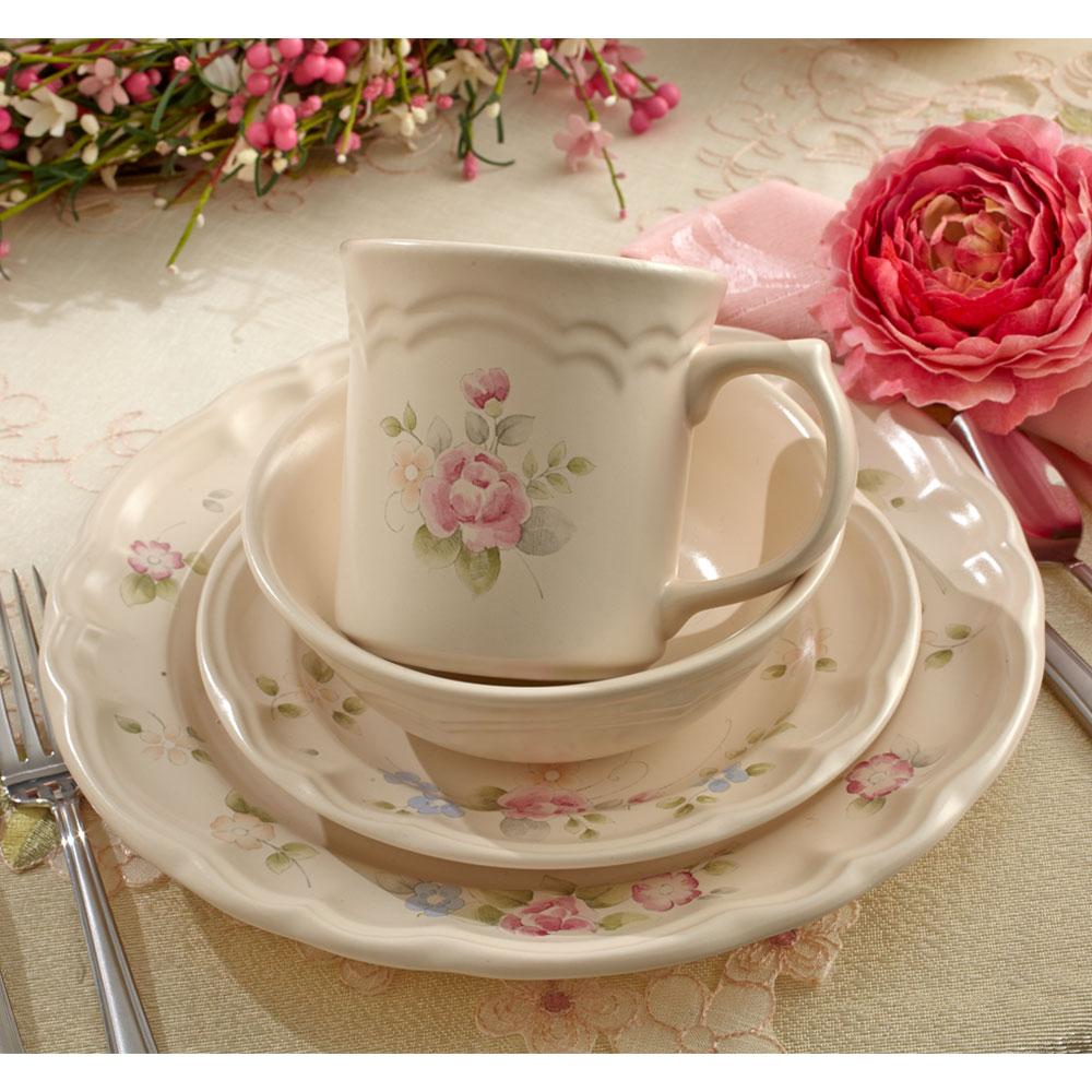 Tea Rose Dinnerware Set