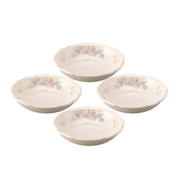 Tea Rose Individual Pasta Bowls, Set of 4