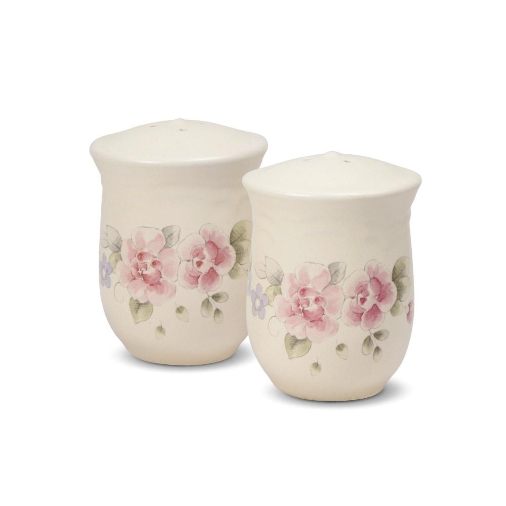 Tea Rose Salt and Pepper Set