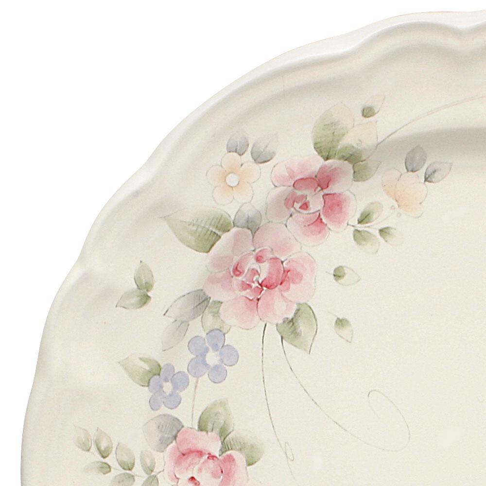 Tea Rose Set of 4 Dinner Plates