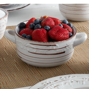small microwave soup bowl with lid and handle dessert bowl-Two Eight