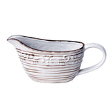 Trellis White Gravy Boat with Stand – Mikasa