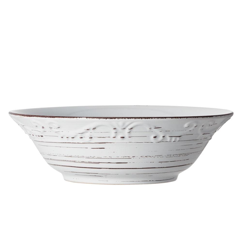 Trellis White Vegetable Bowl