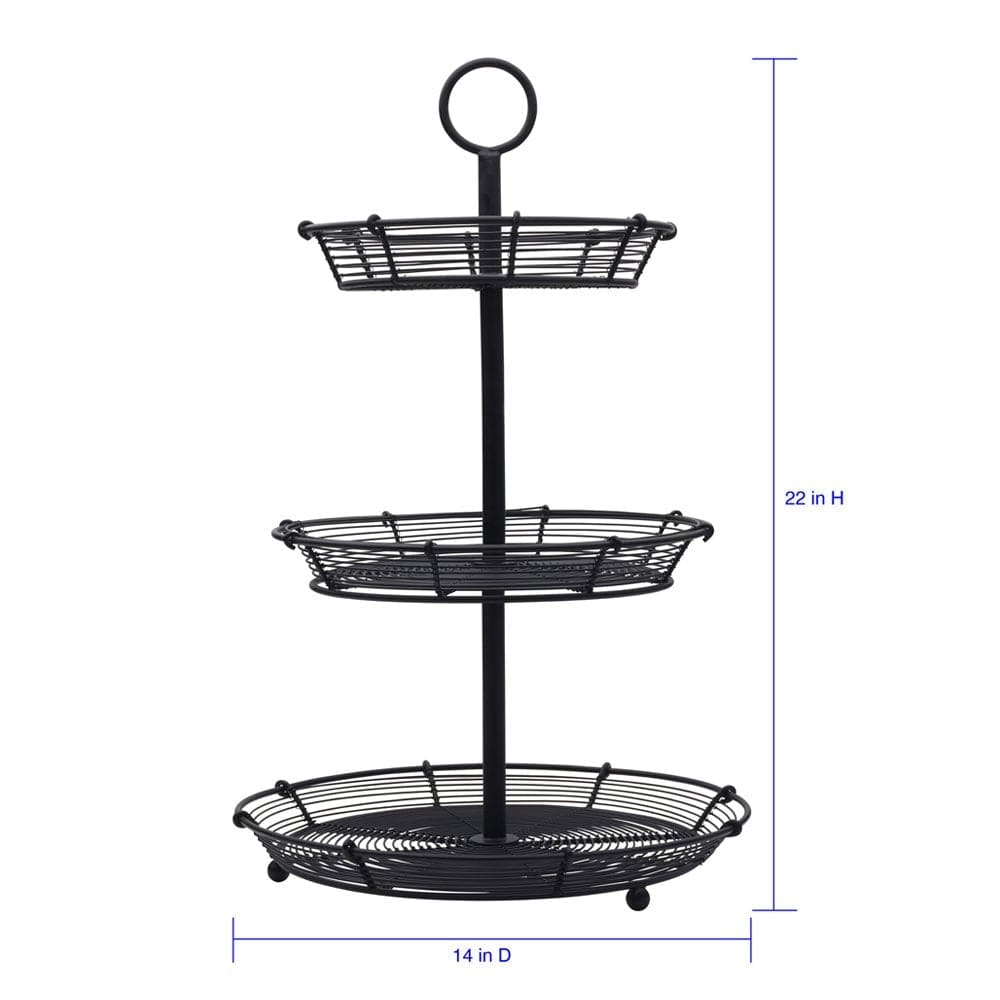 Tulsa Adjustable 3 Tier Serving Stand