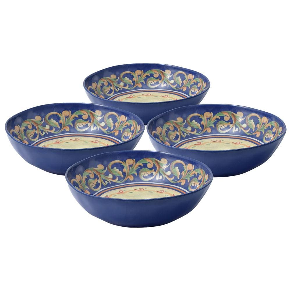 Villa della Luna® Set of 4 Outdoor Melamine Cereal Bowls