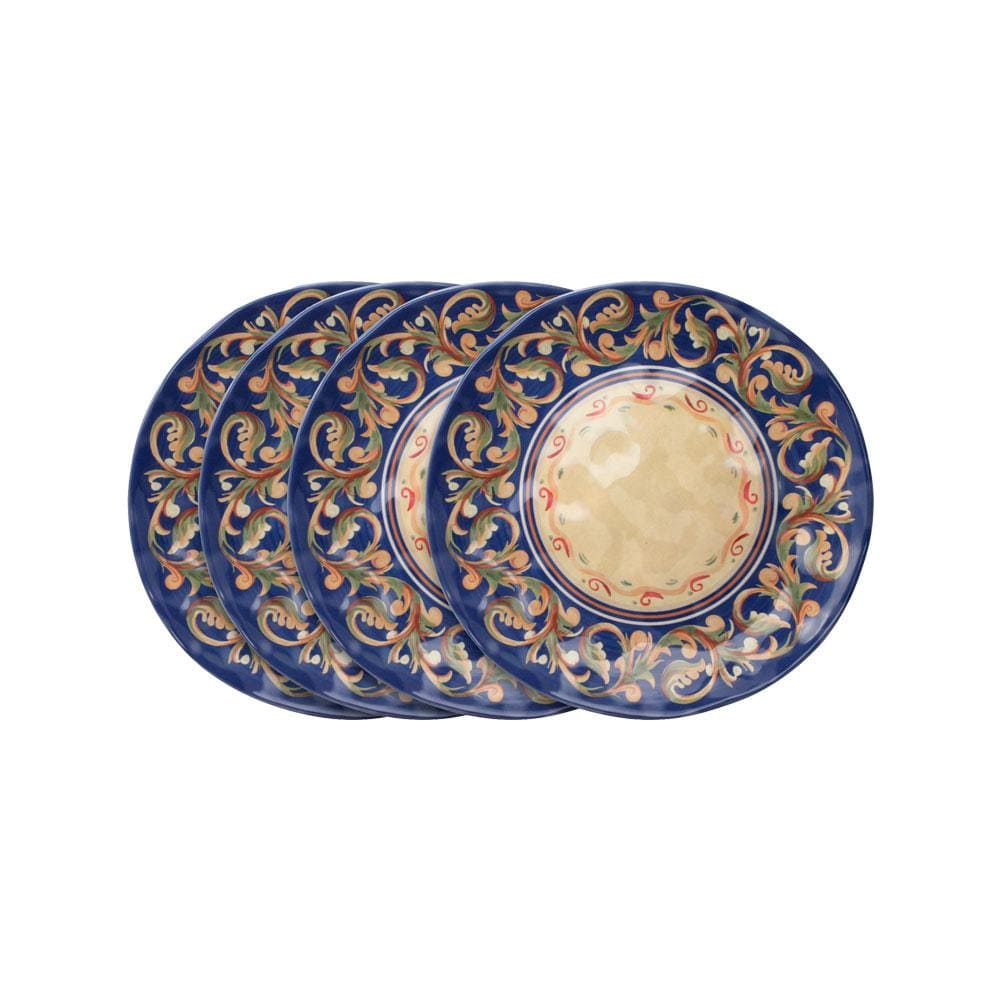 Villa della Luna® Set of 4 Outdoor Melamine Salad Plates