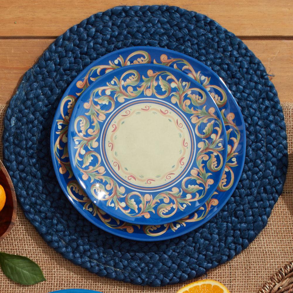 Villa della Luna® Set of 4 Outdoor Melamine Salad Plates