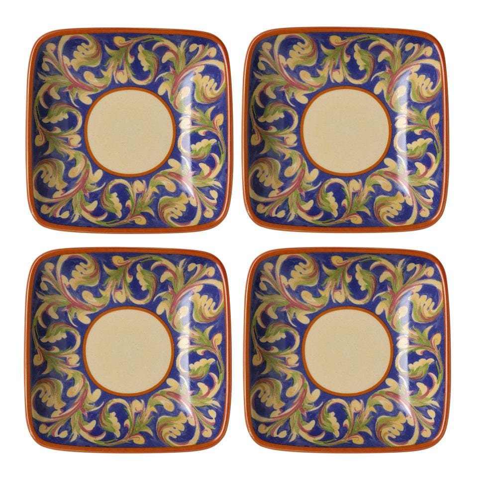 Villa della Luna® Set of 4 Wine Tapas Plates