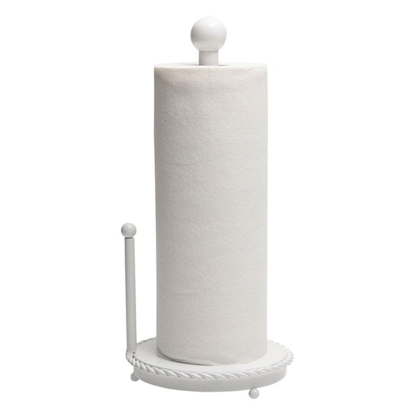Welisya Marble Paper Towel Holder White Countertop,Standing