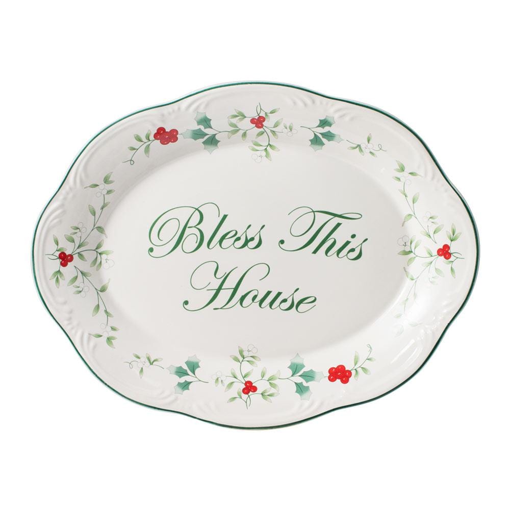 Winterberry® Bless This House Plate