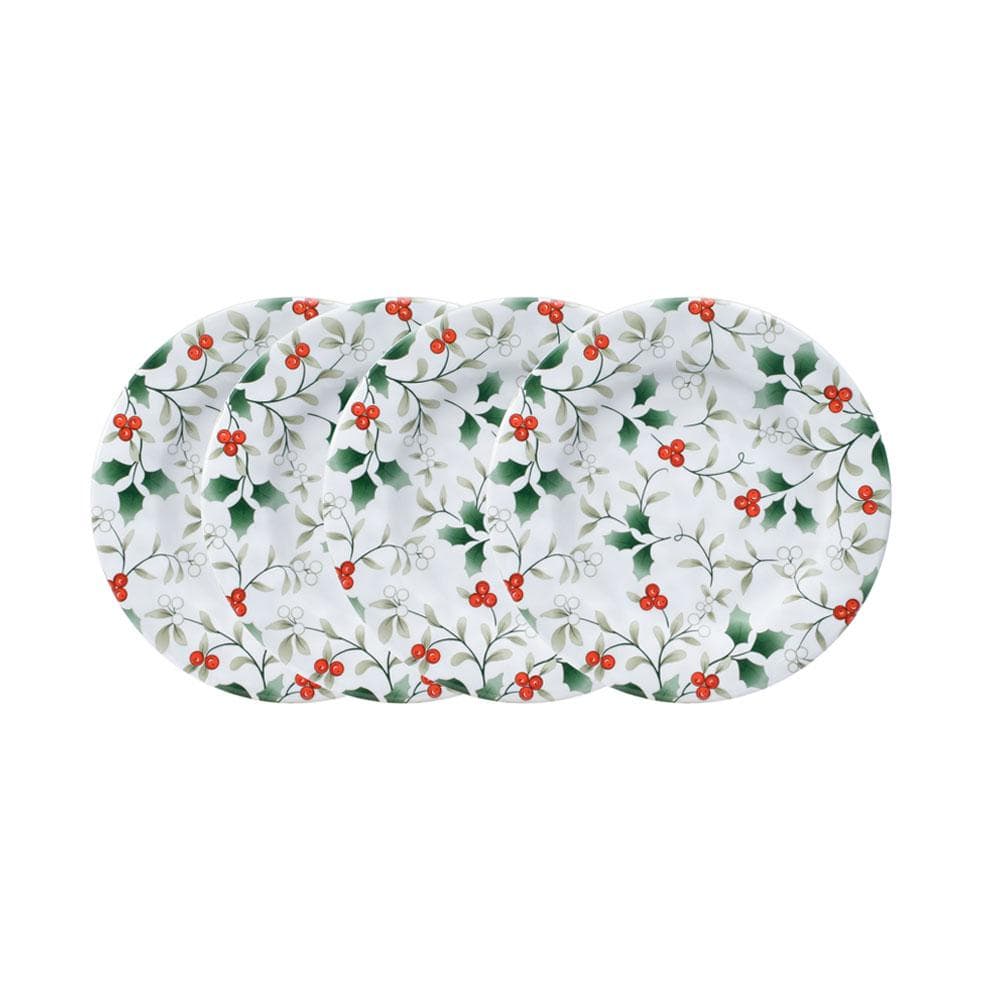 Winterberry® Set of 4 Outdoor Melamine Salad Plates