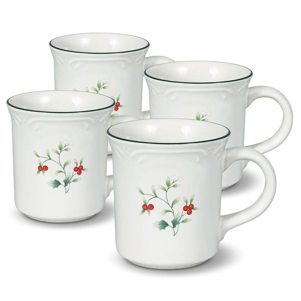 Winterberry® Set of 4 Mugs