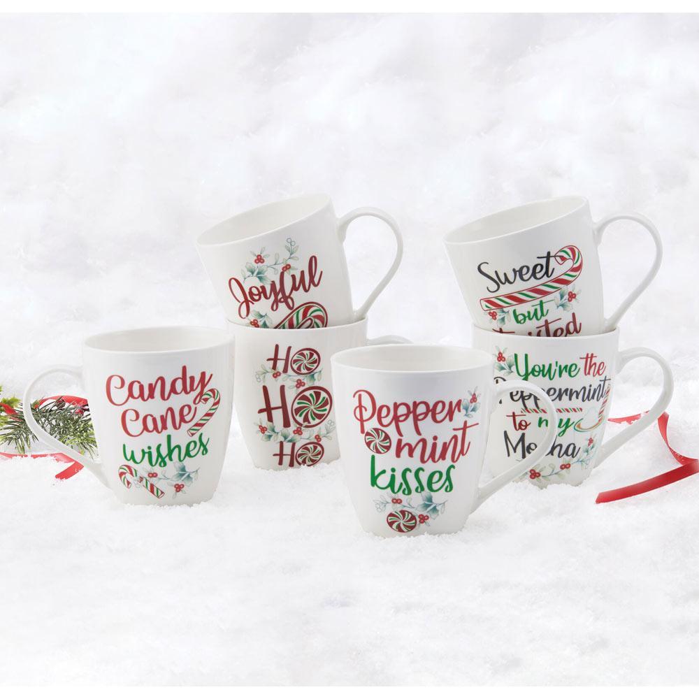 Winterberry® Set of 6 Sentiment Mugs