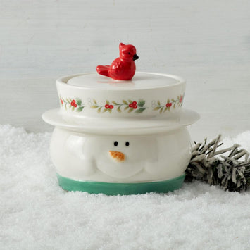 Winterberry Figural Gnome Santa Mug