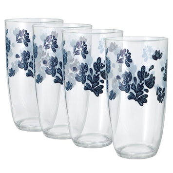 Pfaltzgraff Plymouth Set of 4 Leaf Luster Wine Glasses